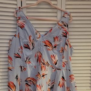 Peplum plus size summer top
